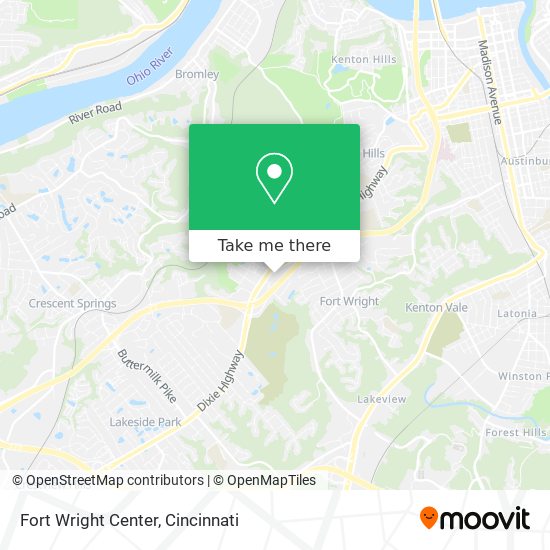 Mapa de Fort Wright Center