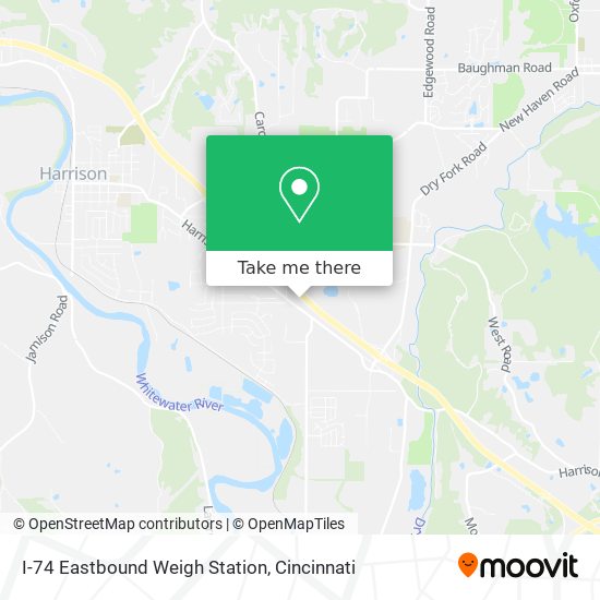 Mapa de I-74 Eastbound Weigh Station