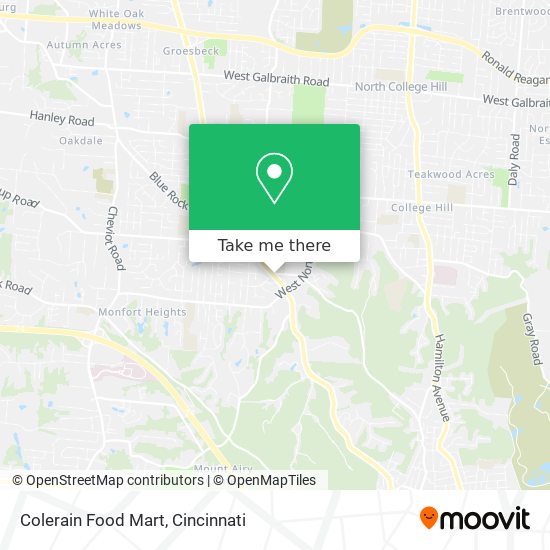 Mapa de Colerain Food Mart