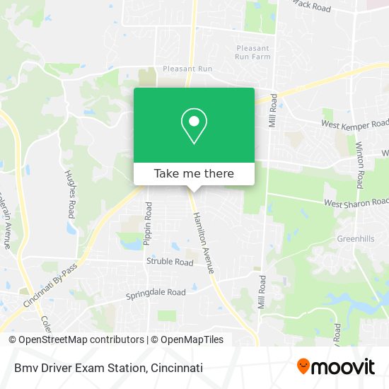 Bmv Driver Exam Station map