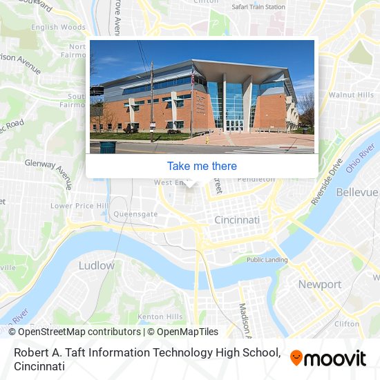 Robert A. Taft Information Technology High School map