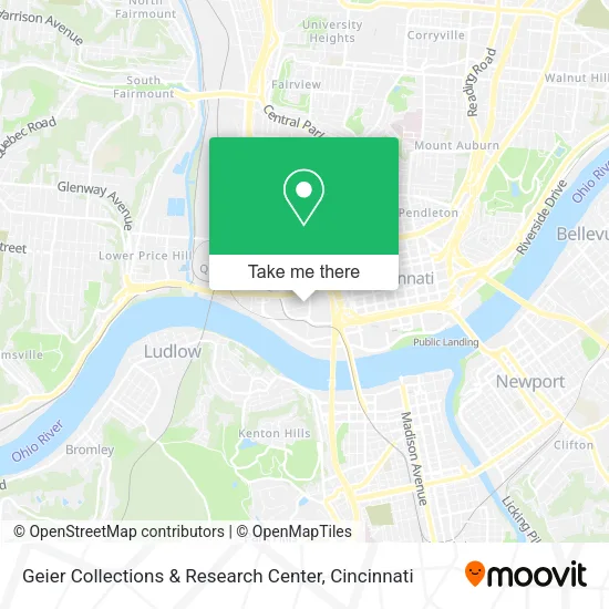 Mapa de Geier Collections & Research Center