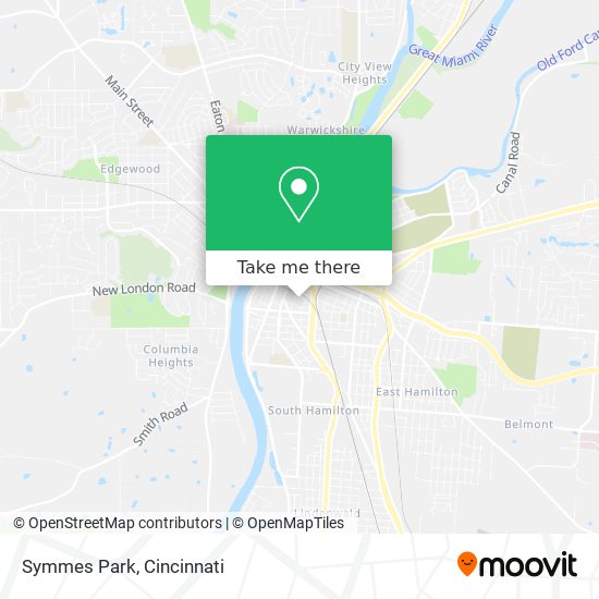 Mapa de Symmes Park