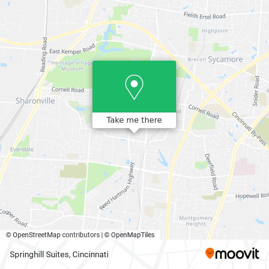 Mapa de Springhill Suites