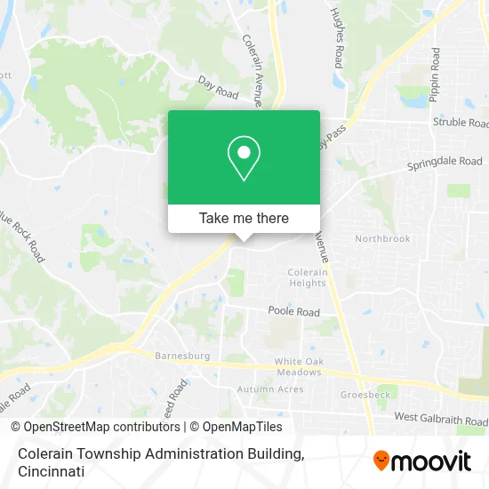 Colerain Township Administration Building map