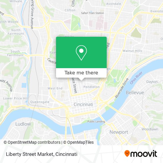 Liberty Street Market map