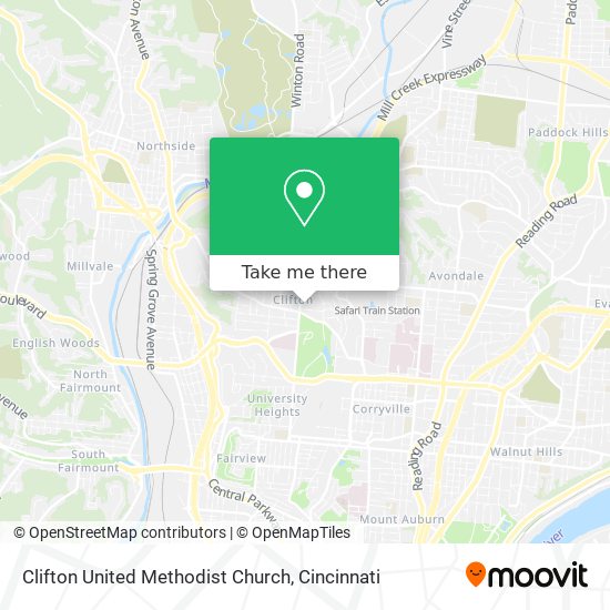 Mapa de Clifton United Methodist Church