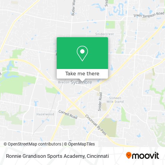 Mapa de Ronnie Grandison Sports Academy