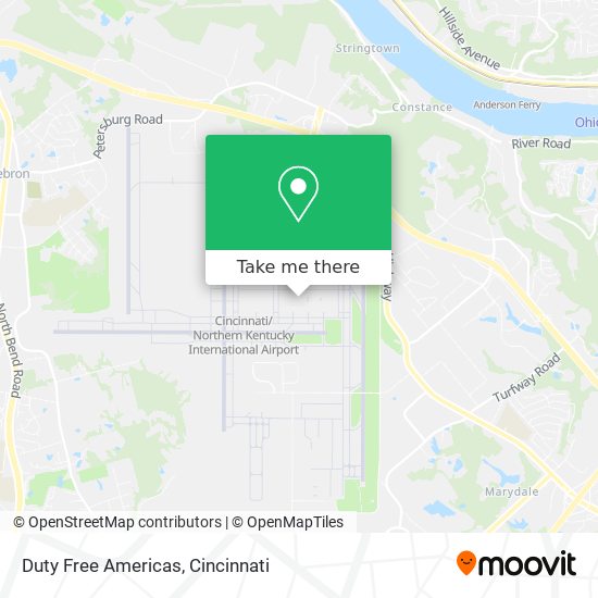 Mapa de Duty Free Americas