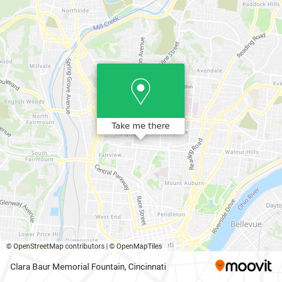 Mapa de Clara Baur Memorial Fountain
