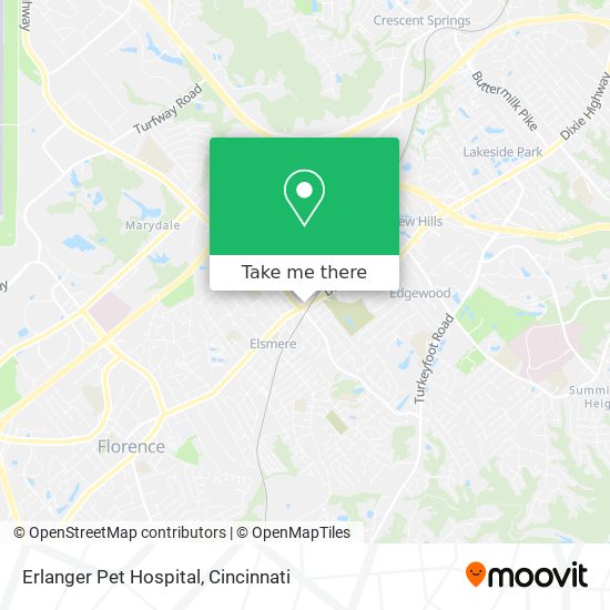Erlanger Pet Hospital map