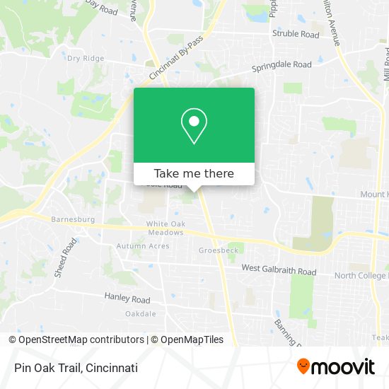 Mapa de Pin Oak Trail