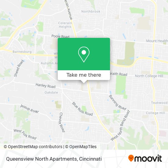 Queensview North Apartments map