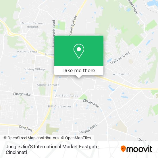 Mapa de Jungle Jim’S International Market Eastgate
