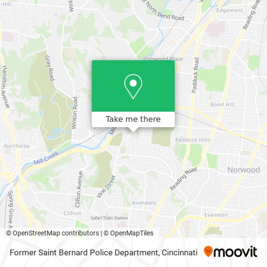 Mapa de Former Saint Bernard Police Department