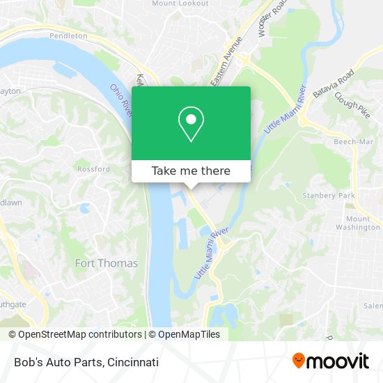 Mapa de Bob's Auto Parts