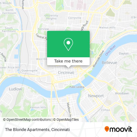 The Blonde Apartments map