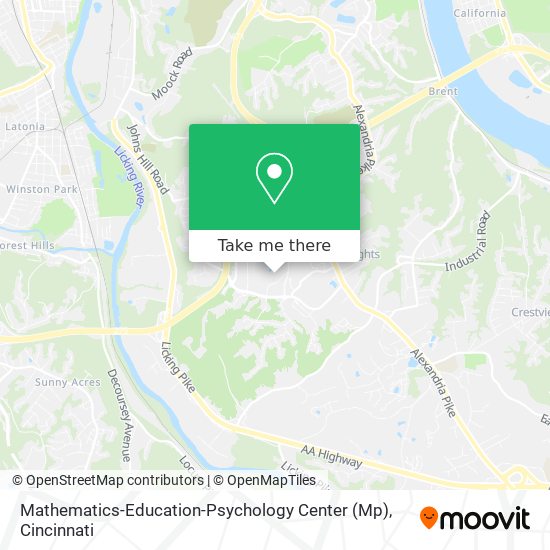 Mathematics-Education-Psychology Center (Mp) map
