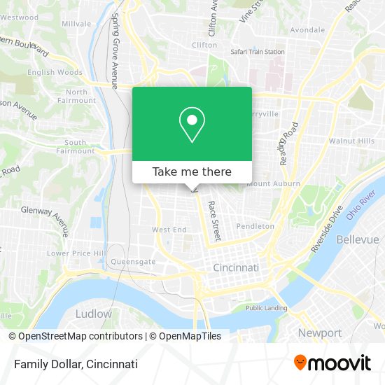 Mapa de Family Dollar