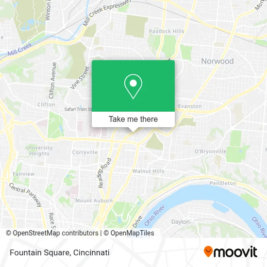 Fountain Square map