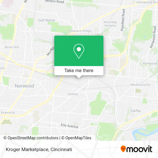 Kroger Marketplace map