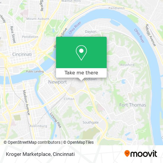 Mapa de Kroger Marketplace