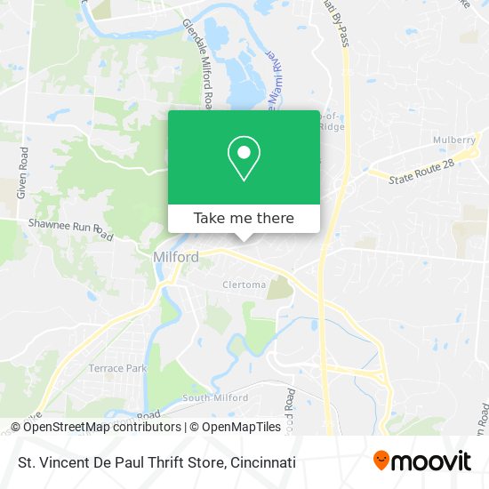 Mapa de St. Vincent De Paul Thrift Store