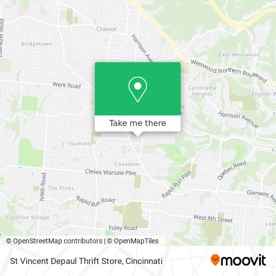 Mapa de St Vincent Depaul Thrift Store