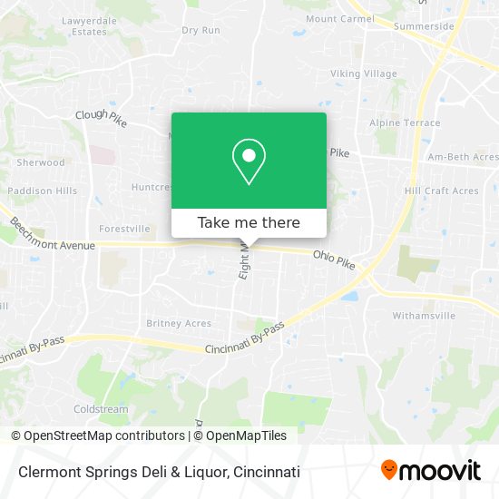 Mapa de Clermont Springs Deli & Liquor