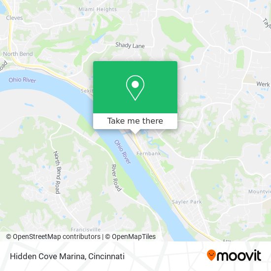 Mapa de Hidden Cove Marina