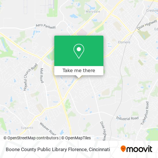 Mapa de Boone County Public Library Florence