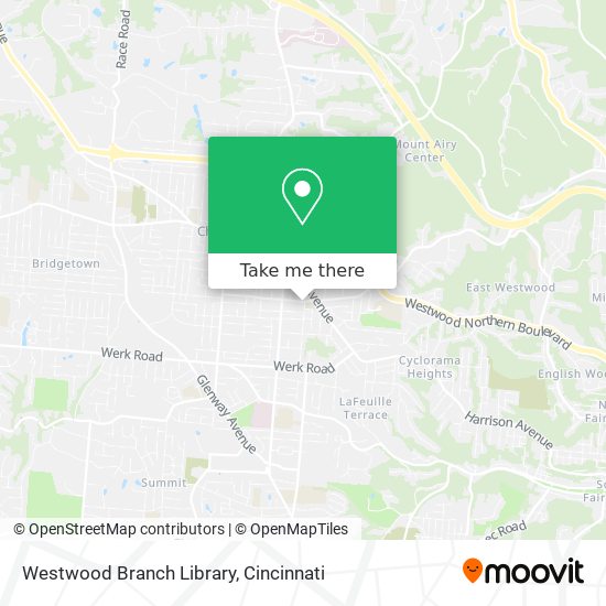 Mapa de Westwood Branch Library