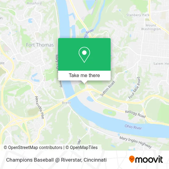 Champions Baseball @ Riverstar map