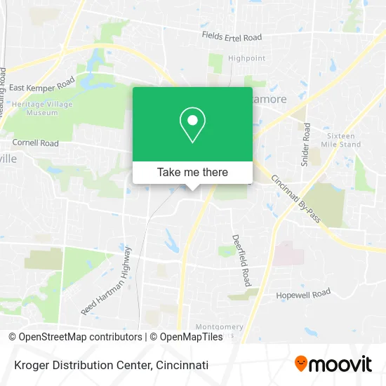 Kroger Distribution Center map