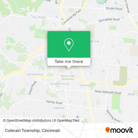 Colerain Township map