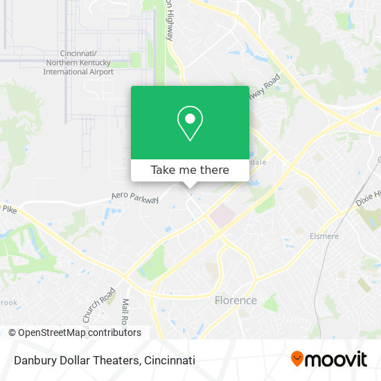 Danbury Dollar Theaters map