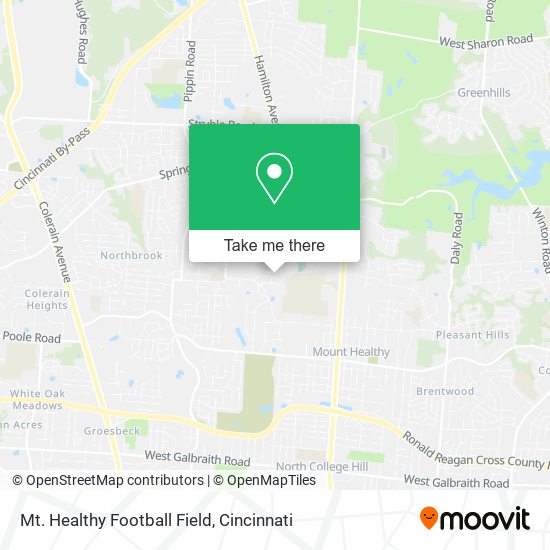 Mapa de Mt. Healthy Football Field