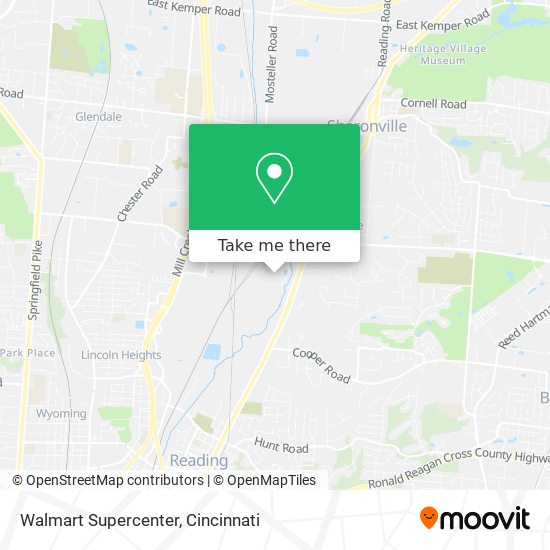 Walmart Supercenter map