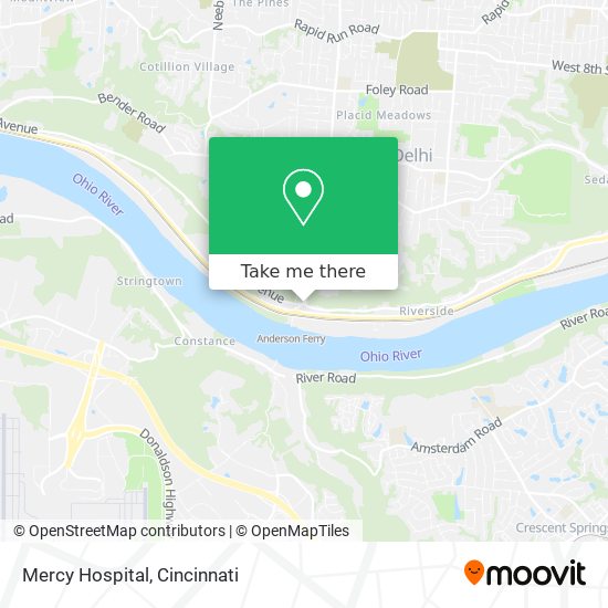 Mapa de Mercy Hospital