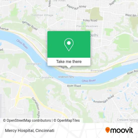 Mercy Hospital map