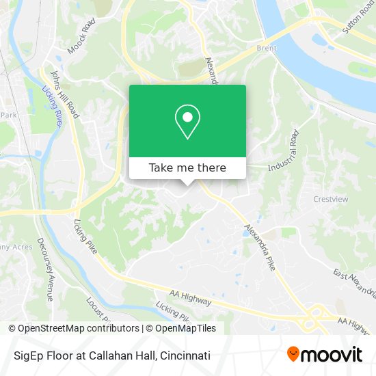 SigEp Floor at Callahan Hall map