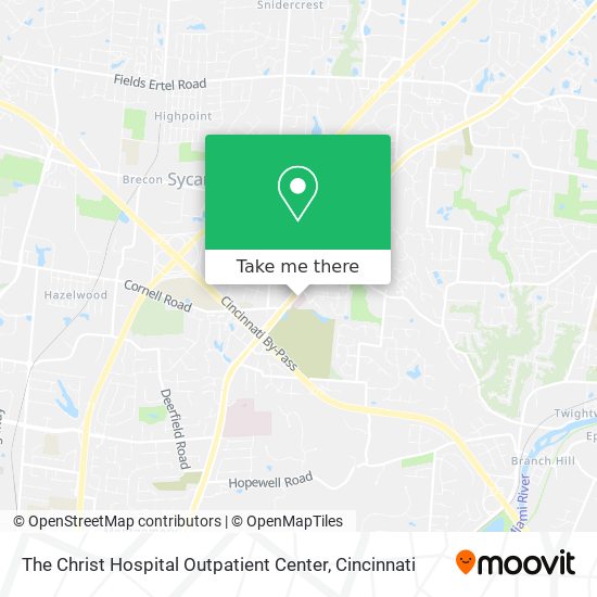 Mapa de The Christ Hospital Outpatient Center