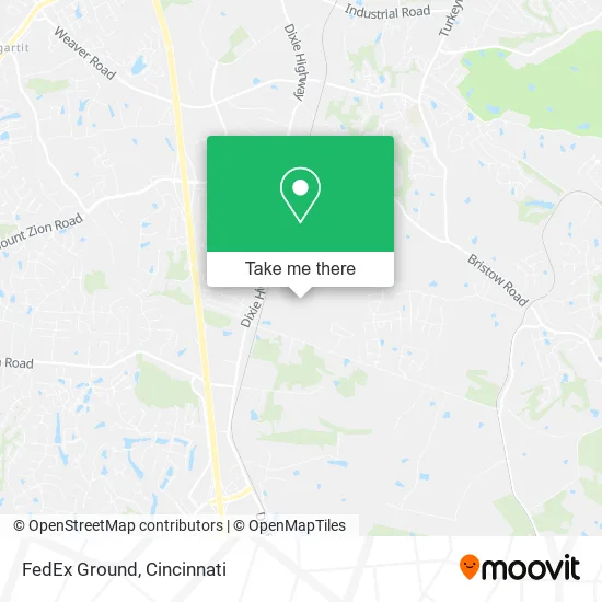 FedEx Ground map