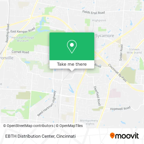 EBTH Distribution Center map