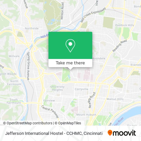 Jefferson International Hostel - CCHMC map