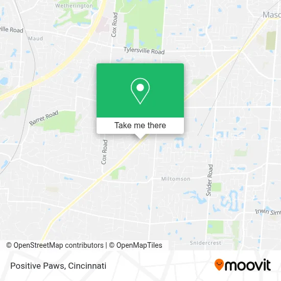 Positive Paws map