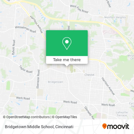 Bridgetown Middle School map