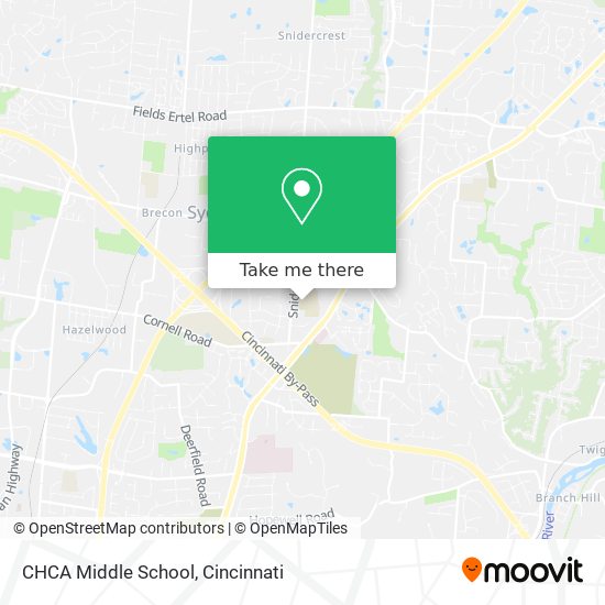 Mapa de CHCA Middle School