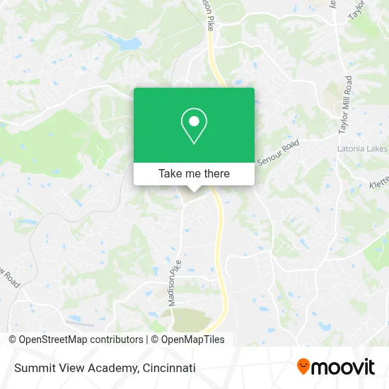 Summit View Academy map