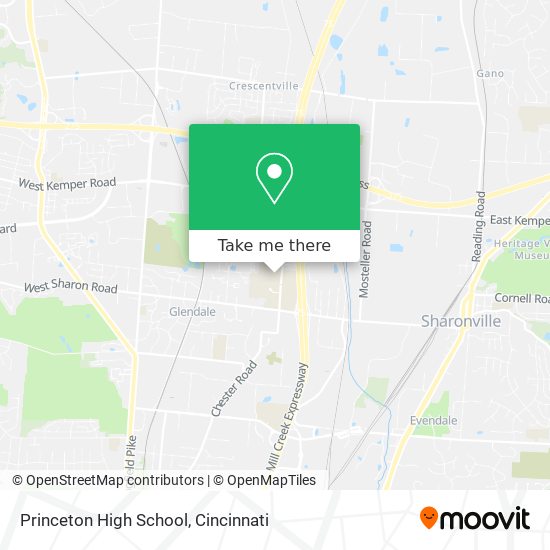Princeton High School map